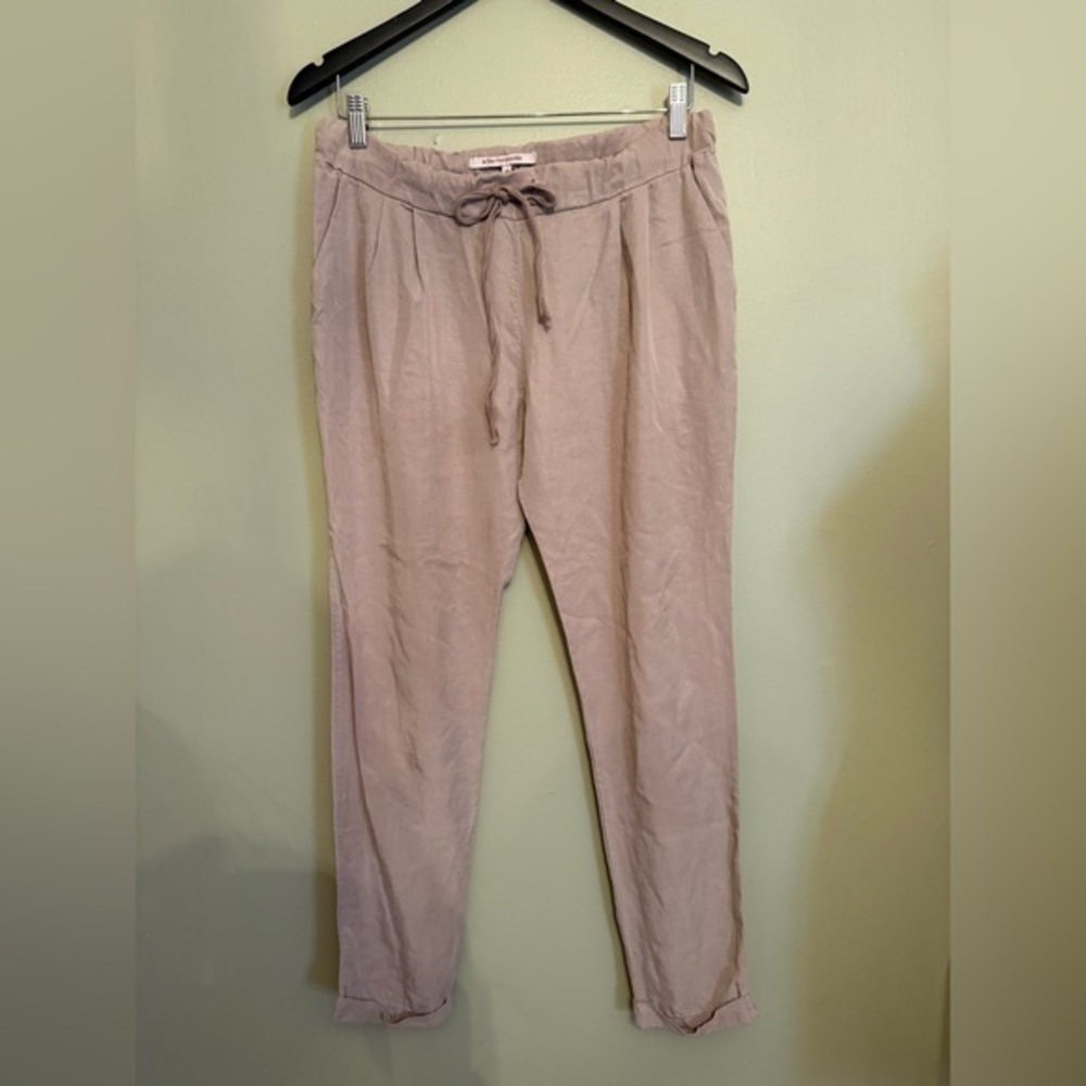 La Fée Maraboutée French Tapered Carrot Pants - Mauve Taupe - Sz 36 (US 4)